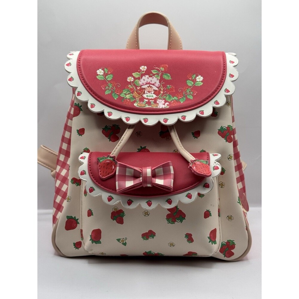 Strawberry Shortcake Gingham Mini Backpack Hot Topic Rare Official